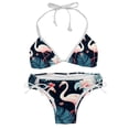 thumbnail image 1 of Flamingo Tropical Rainforest Detachable Sponge Adjustable Strap Bikini Set Two-Pack Swimsuit Swim Suits Swim Wear, 1 of 1