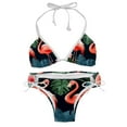 thumbnail image 1 of Flamingo Tropical Rainforest Detachable Sponge Adjustable Strap Bikini Set - Two-Pack - Versatile Swimwear for All Occasions!, 1 of 6