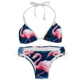 thumbnail image 1 of Flamingo Tropical Rainforest Detachable Sponge Adjustable Strap Bikini Set Two-Pack for Swimwear and Beachwear, 1 of 6
