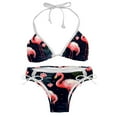 thumbnail image 1 of Flamingo Tropical Rainforest Women's Swimsuit Bikini Set, Detachable Sponge, Adjustable Strap, 2-Pack, Swim Suits, 1 of 1