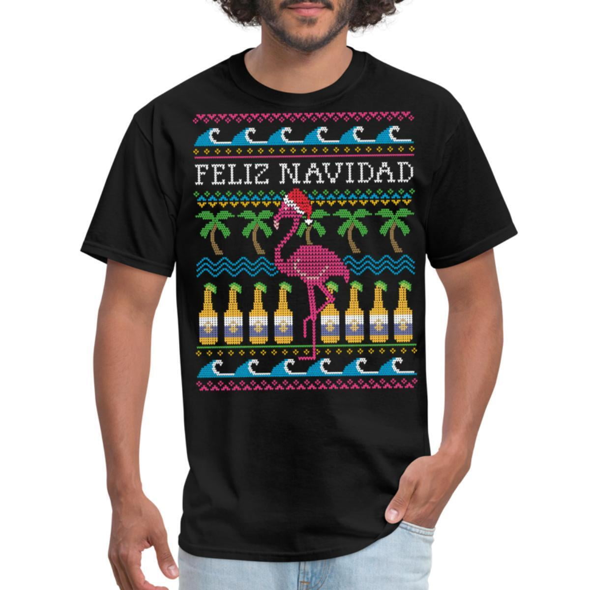 flamingo christmas sweater walmart