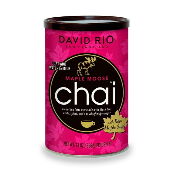 Flamingo Vanilla Decaffeinated Reduced Calorie Chai Tea Latte Mix, 11.9 Oz, Decaf Black Tea, Organic Spices, Sugar Free, Dairy Free, Serve Hot or Cold, Just Add Water or Milk, 18 Servings