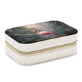 thumbnail image 1 of Flamingo Velvet Portable Earring Organizer with Removable Compartment - Gift Jewelry Box/Jewelry Boxes - Jewelry Display, 1 of 7