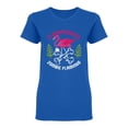 thumbnail image 1 of Flamingo Ween Zombie Flamingo Shaped T-Shirt Women -Image by Shutterstock, Female XX-Large, 1 of 2