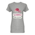 thumbnail image 1 of Flamingo Wild And Free Shaped T-Shirt Women -Image by Shutterstock, Female XX-Large, 1 of 2