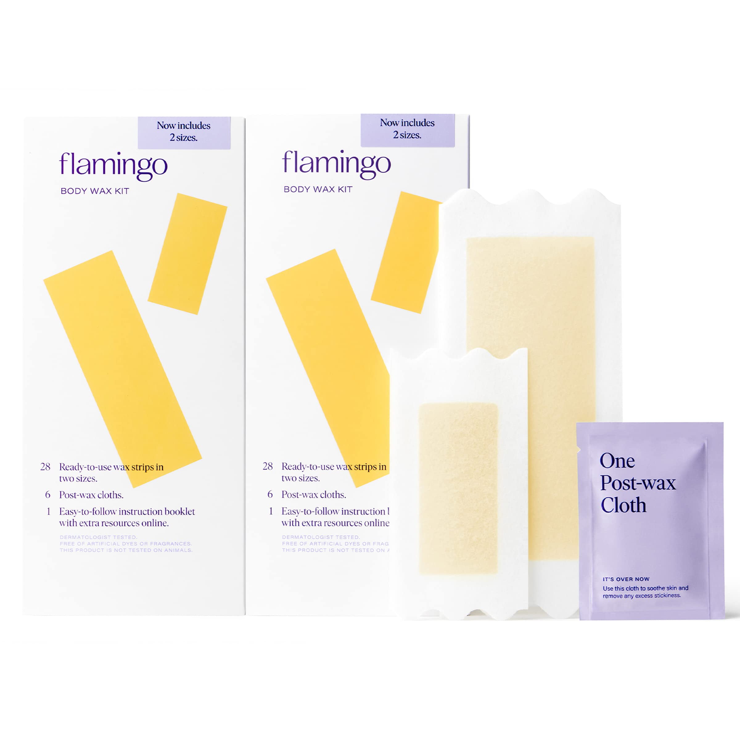 Flamingo Women s Body Wax Kit 56 Wax Strips