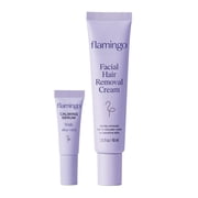 Flamingo Women's Facial Hair Removal Cream with Calming Serum, 1.35 fl oz Tube