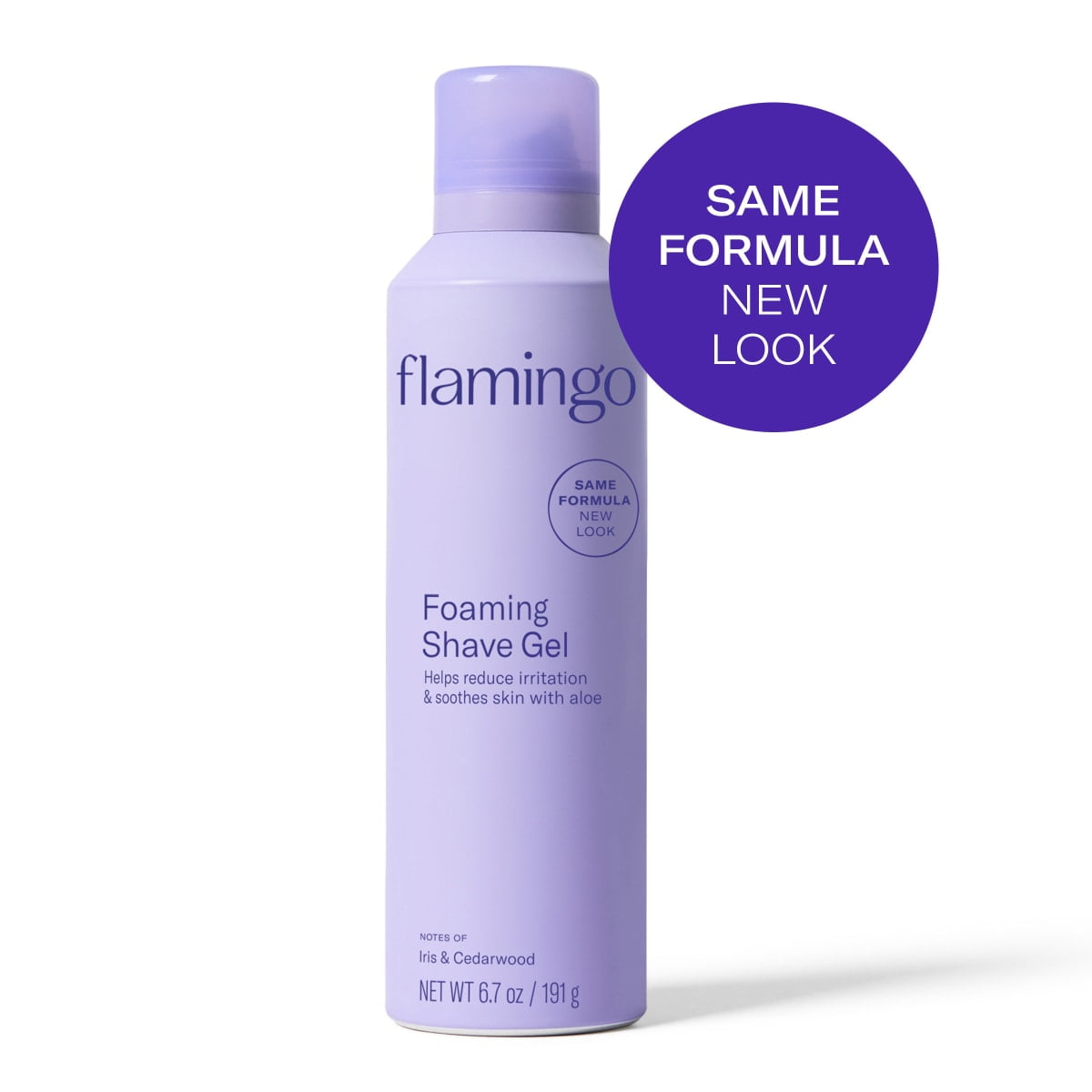 Flamingo Women's Foaming Shaving Gel with Aloe Vera, 6.7 oz