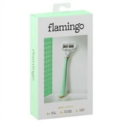 Flamingo Women's Razor Set (Mint & Gold)