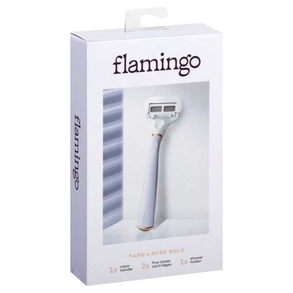 Flamingo Women's Razor Set (Taro & Rose Gold) - Walmart.com