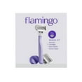 Flamingo Women's Razor Shaving Kit, 1 Handle, 11 Razor Blade Refills, 1