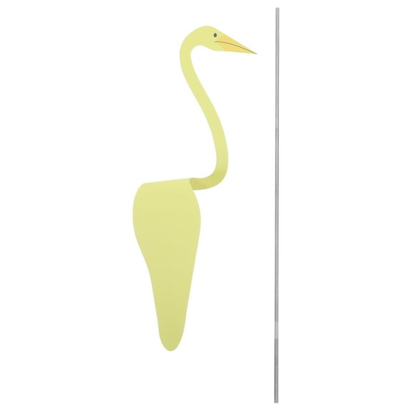 Flamingo Yard Decor Metal Decorations Lawn Flamingos Yellow