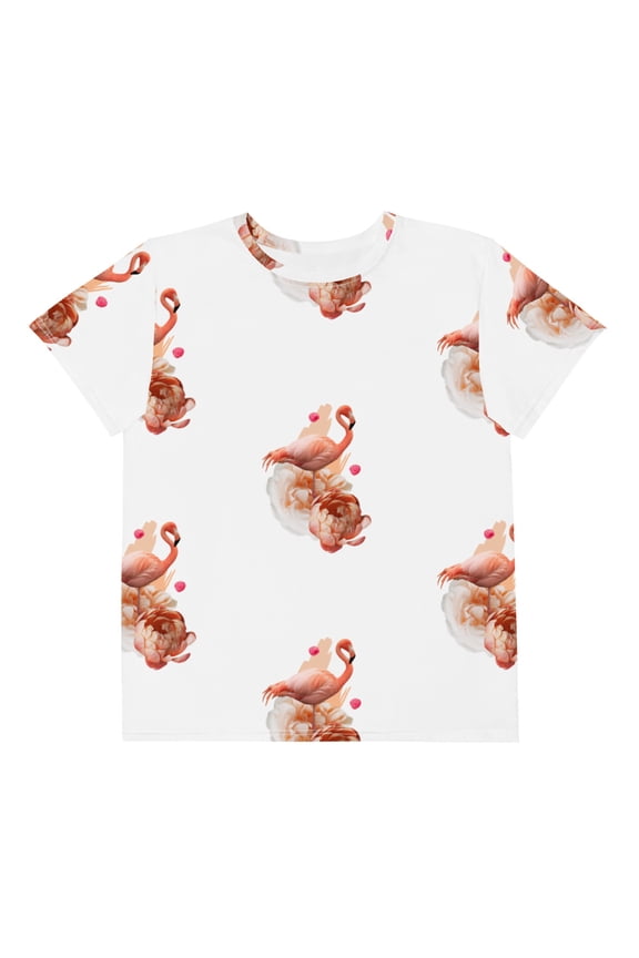 Flamingo Youth crew neck t-shirt (16)