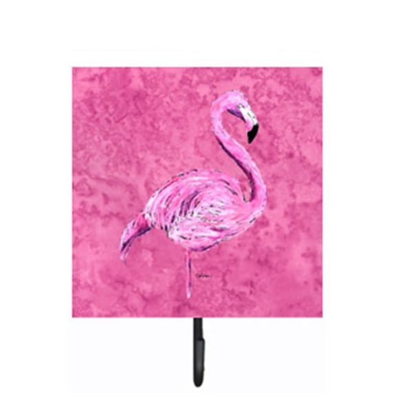 Flamingo on Pink Leash Or Key Holder