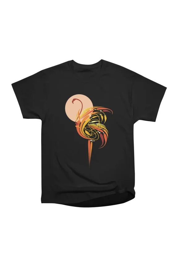 Flamingo pinstripe T-Shirt Tee Gift For Him Merch For Her Apparel For Friend