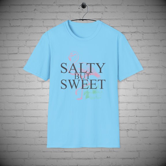 Flamingo t-shirt, Salty and Sweet Tee, Summer apparel, Flamingo Lovers Gift