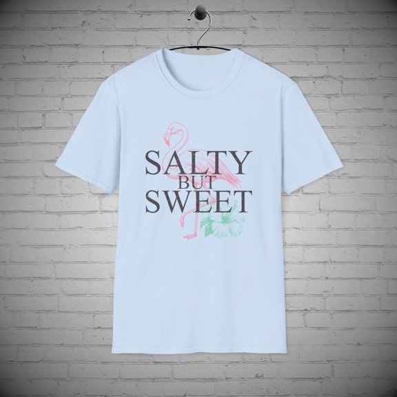 Flamingo t-shirt, Salty and Sweet Tee, Summer apparel, Flamingo Lovers Gift