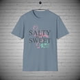 thumbnail image 1 of Flamingo t-shirt, Salty and Sweet Tee, Summer apparel, Flamingo Lovers Gift, 1 of 1
