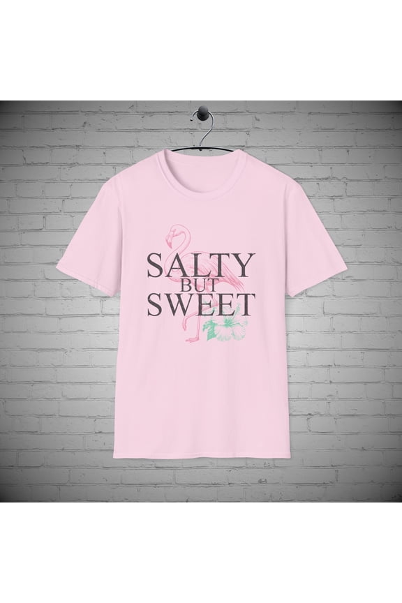 Flamingo t-shirt, Salty and Sweet Tee, Summer apparel, Flamingo Lovers Gift