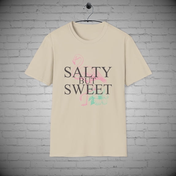 Flamingo t-shirt, Salty and Sweet Tee, Summer apparel, Flamingo Lovers Gift