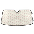 thumbnail image 1 of Flamingo with Polka Dots Car Windshield Sun Shade Foldable Car Front Window Visor Heat and UV Protection 55x27.6, 1 of 8