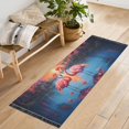 thumbnail image 1 of Flamingoes Coconut Trees Lake Runner Rug Machine Washable Area Rugs Carpet Non Slip Entryway Mat for Bedroom Entryway Front Door, 1 of 7