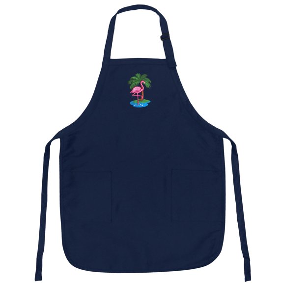 Flamingos Apron Grilling Barbecue Or Kitchen Pink Flamingo Aprons Famous Broad Bay Quality
