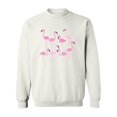 thumbnail image 1 of Flamingos Crew. Sweatshirt Women -Image by Shutterstock, Female x-Large, 1 of 4
