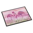 thumbnail image 1 of Flamingos Door Mat, 1 of 4