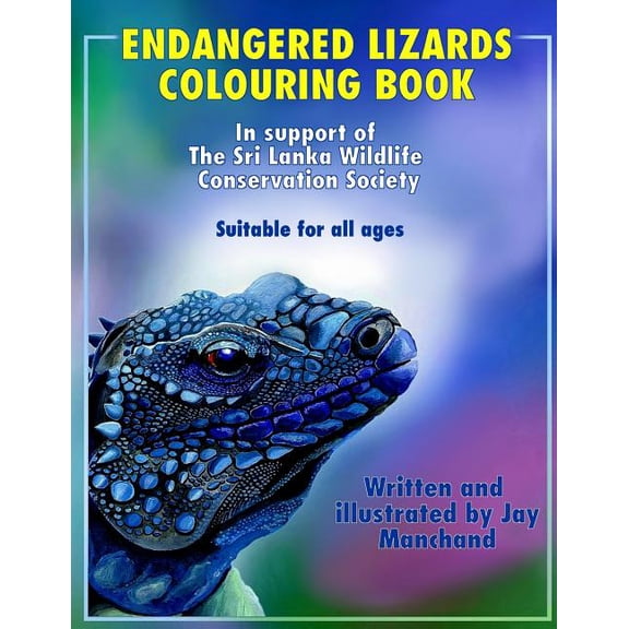 Earth Apps Collection: Endangered Lizards Colouring Book (Paperback)