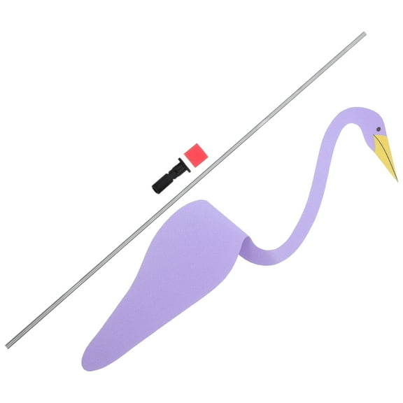 Flamingos Yard Ornaments Cardinal Garden Decor Solar Hummingbird Lights Violet