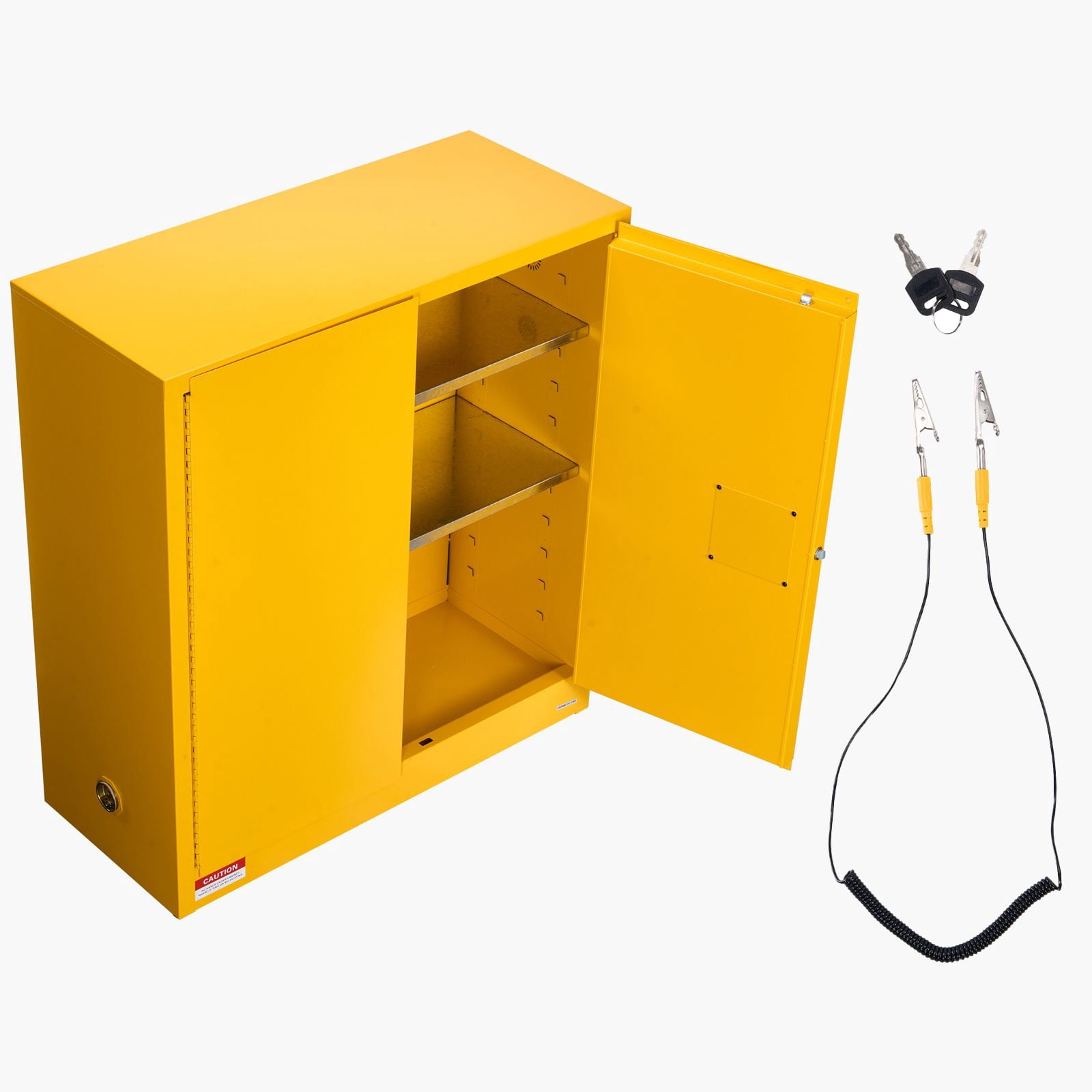 Flammable Cabinet, 43.0 x 18.1 x 46.4 Inch, 29 Gallon Flammable Storage ...