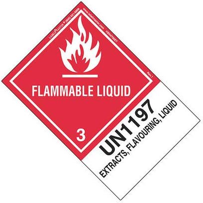 Flammable Liquid Label, UN1197, PK500, HSN4700ET$$Tools & Hardware Other