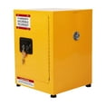 thumbnail image 1 of Flammable Safety Cabinet Galvanized Steel Storage Cabinet, 17" x 17" x 18"，Yellow, 1 of 7