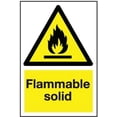 thumbnail image 1 of Flammable solid Metal Sign 8x12 Inch for Security Use, 1 of 4