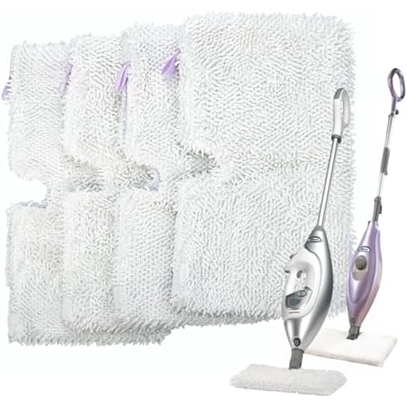 Flammi Steam Pocket Mop Replacement Pads for Shark S3500 Series S3501 S3601 S3550 S3901 SE450 S3801CO S3601D S2901 S2902 Steam Pocket Mop, 4 Pack