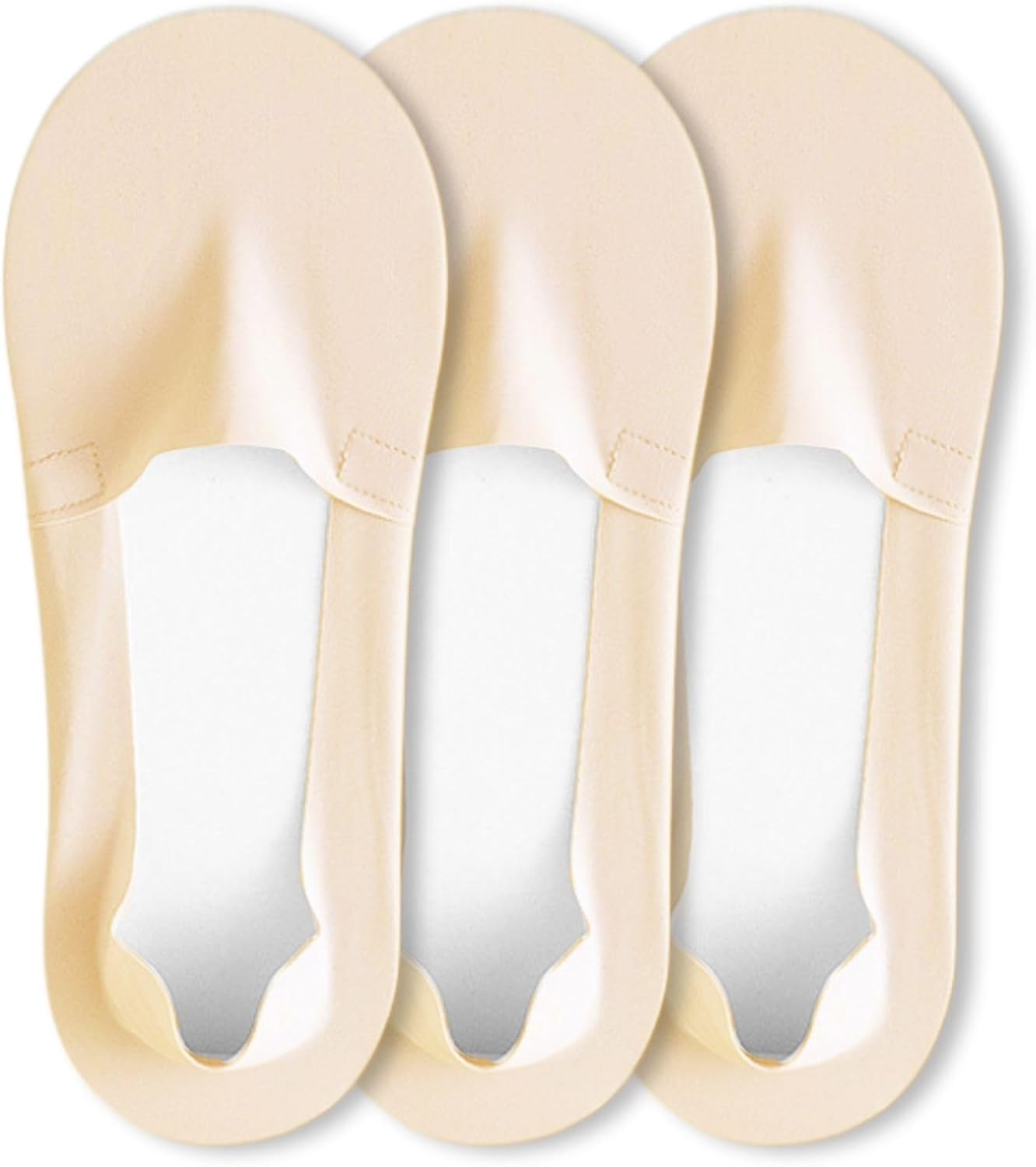 Flammi Ultra-Thin Cotton Bottom Liner Socks No Show Sock for Women Non ...