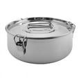 thumbnail image 1 of Flan Mold 60 Oz Stainless Steel, 19cm Diameter Cups, 19cm Diameter Cups, 1 of 7