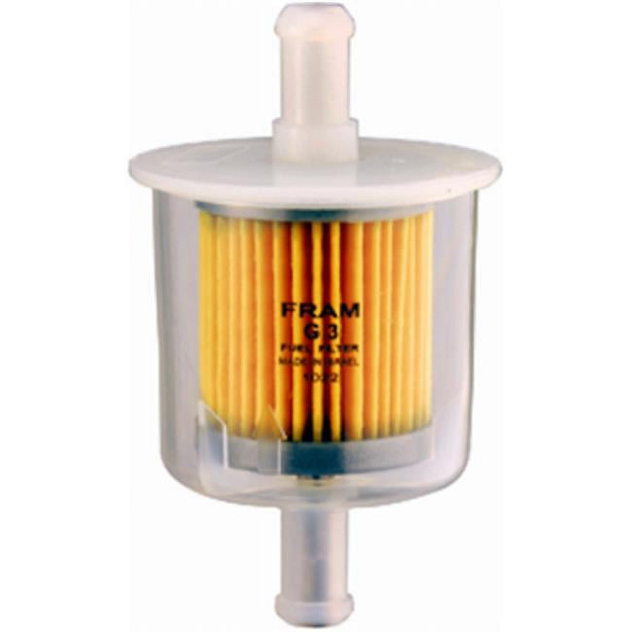 Fram G3 InLine Gasoline Fuel Filter, Style 106