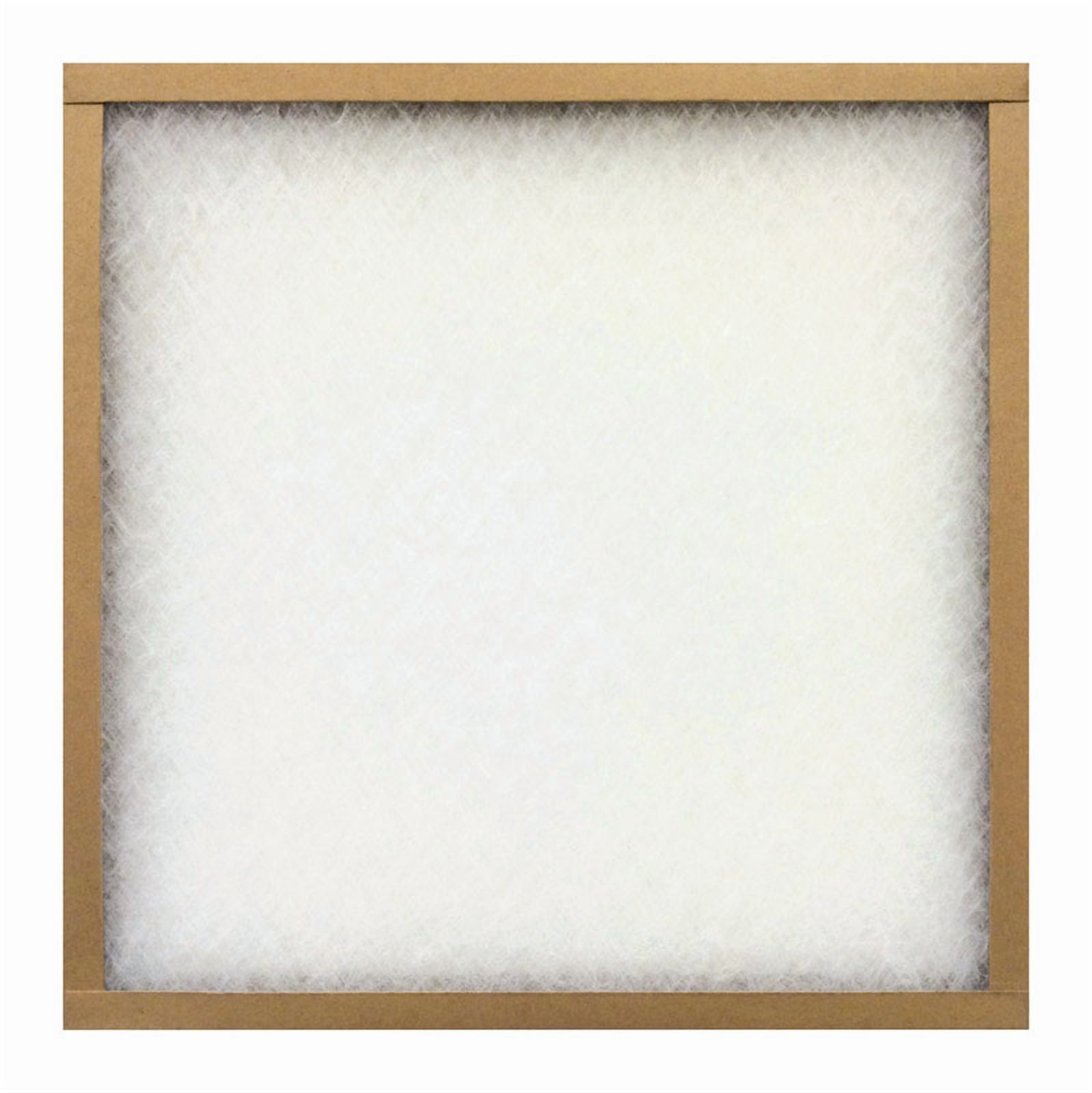 Precisionaire No Metal Air Filter 19-7/8 " X 21-7/8 " X 7/8 " Filament Spun Glass Media Case of 12