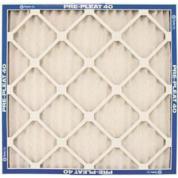 Flanders Merv 7 Pre-Pleat 40 Lpd Economy Air Filter, 20X25X1 In., 12 Per Case
