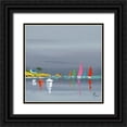 thumbnail image 1 of Flanet, Frederic 12x12 Black Ornate Wood Framed with Double Matting Museum Art Print Titled - Ciel d orage, 1 of 4