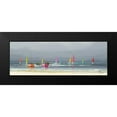 thumbnail image 1 of Flanet, Frederic 14x7 Black Modern Framed Museum Art Print Titled - La plage, 1 of 4