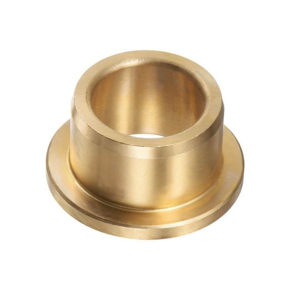 Flange Bearing Sleeve 16mm x 22mm x 15mm Bronze Self Lubricating Bushings Sleeve Bearing