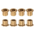 thumbnail image 1 of Flange Bearing Sleeve 8mm x 12mm x 12mm Bronze Self Lubricating Bushings, 8 Pieces, 1 of 5