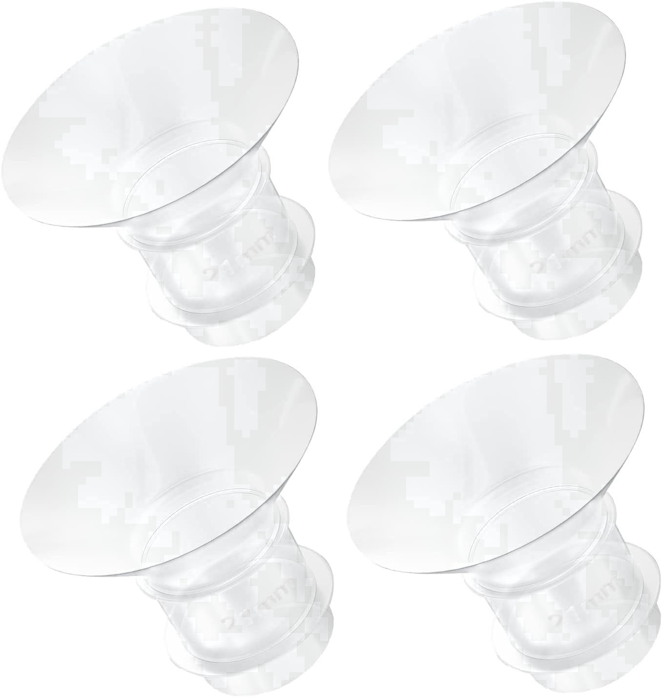 Flange Insert 13mm 4PCS for Medela, Spectra, Willow Cups Shields