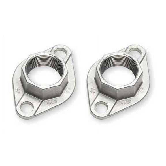 Flange Kit, Pipe Size 3/4 In. NPT,SS,PK2