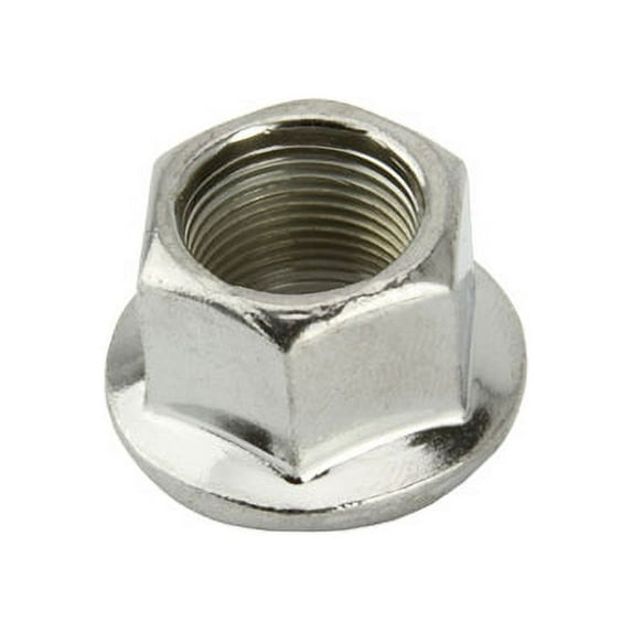 Flange Nut 14mm Chrome. Bicycle nut, bike nut, lowrider, beach cruiser, chopper, mountain, limo
