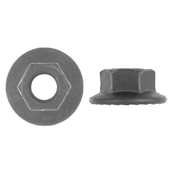 Flange Nut, M6-1.00, Steel, Not Graded, Phosphate, 16 mm Hex Wd, 7 mm Hex Ht, 100 PK(5800PK)