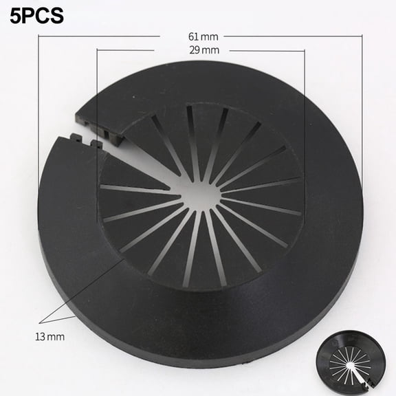 Flange Pipe Cover 5Pcs Decorative Rosette for Heating Pipes Wall Pipe Decoration 14-29mm